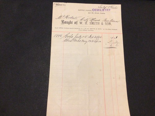 Smith son 1896 - w., &