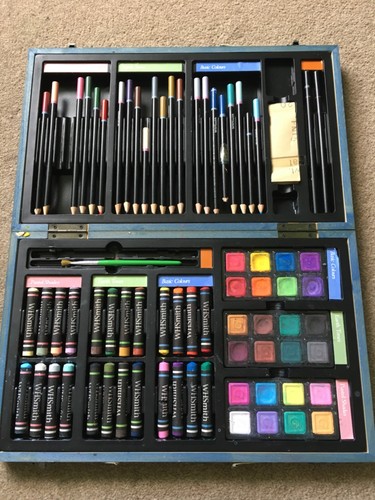Smith art set in wooden - w,