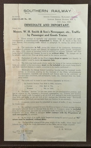 1928 southern railway london - southern,