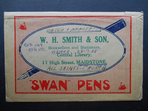 Swan pens ink advertising - &,