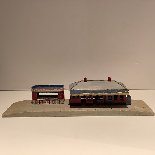 Model railway news stand - model,
