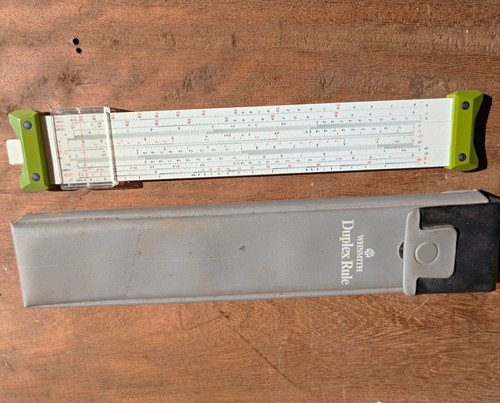 Smith duplex slide rule - duplex,
