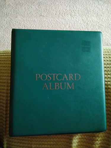 Smith postcard album with - h,