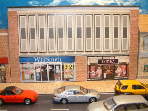 Low relief row shops w - row, shops,
