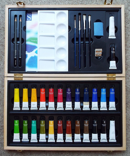 Smith watercolour art set - w,