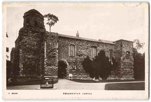 Colchester castle essex 1914 - essex,