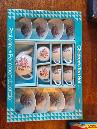 Children china tea set - set, (w