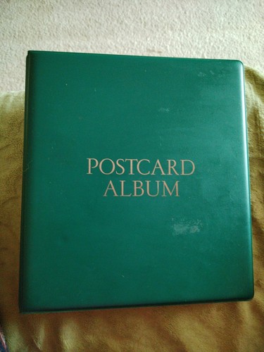 Smith postcard album with - w,