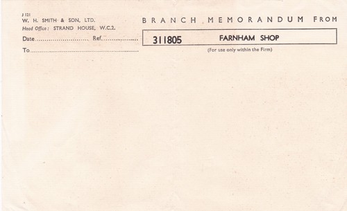Smith son ltd branch - w.h.,