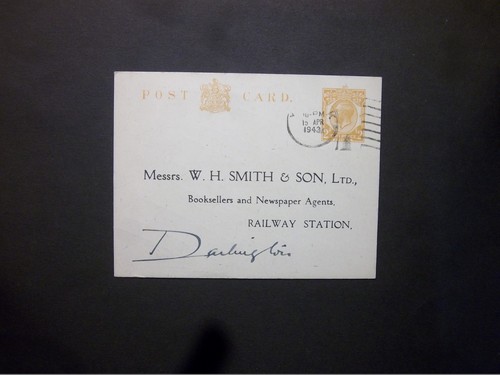 Stationery sto 1943 kgv - kgv, 2d